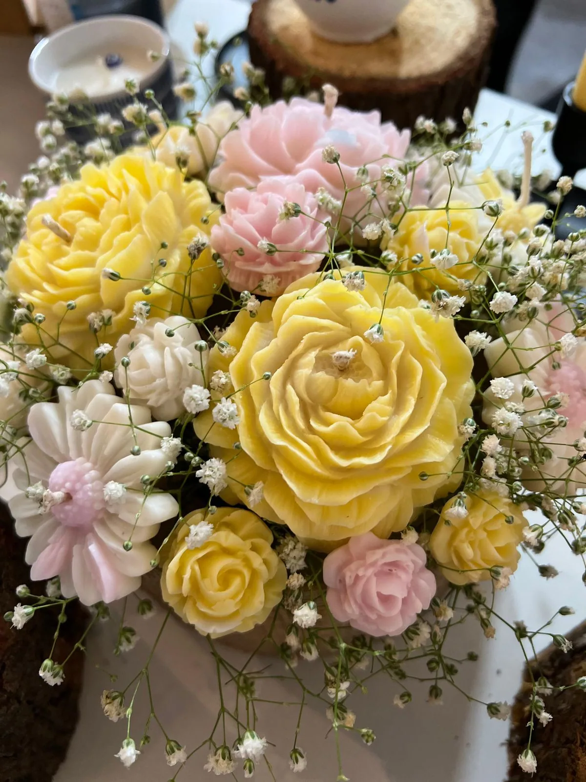 Wax Flower Bouquet